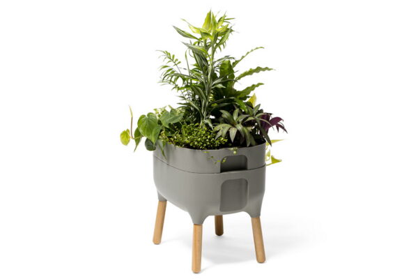 urbalive self watering planter light anthracite