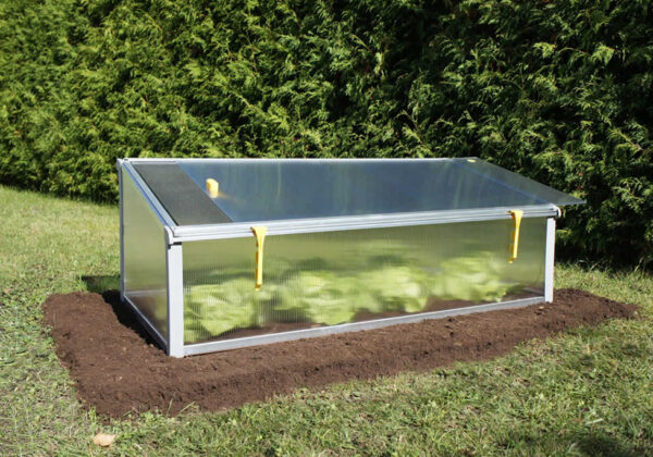 year round cold frame lid closed