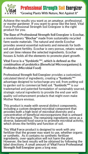 soil energizer about label